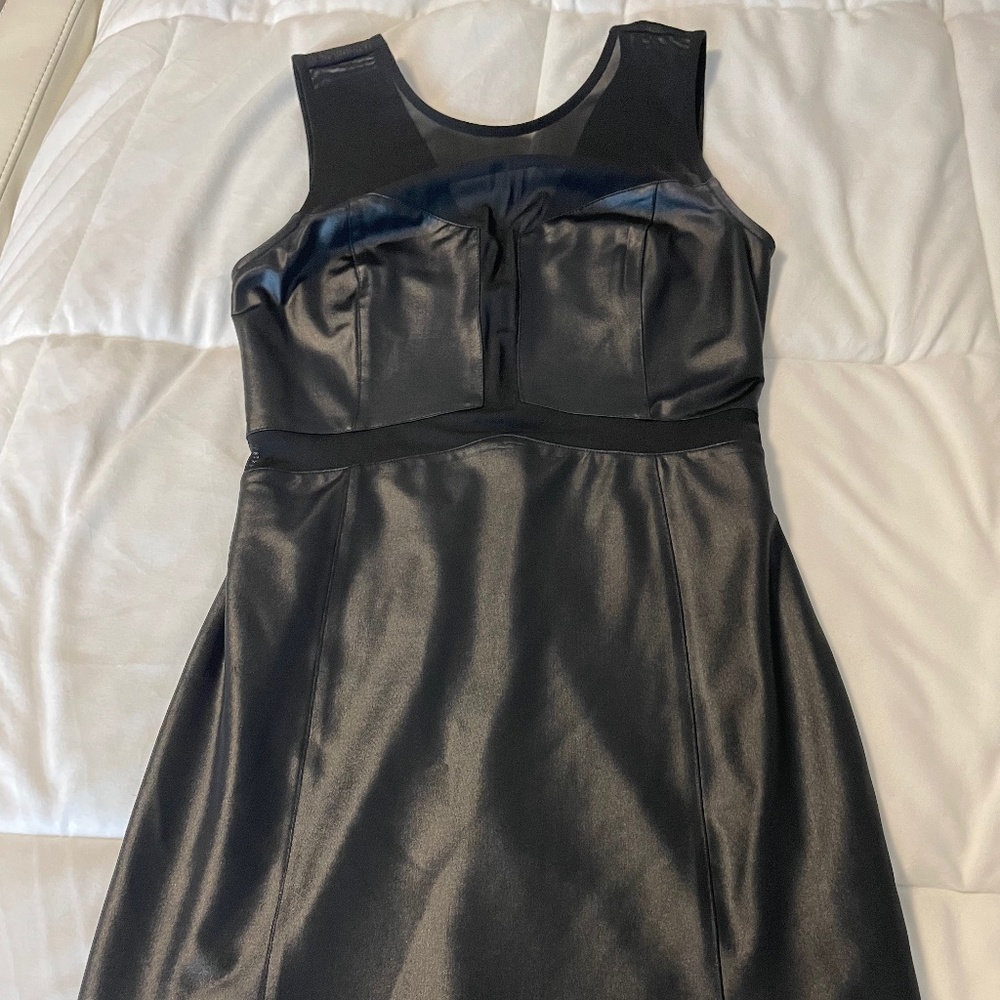 Black Leather Dress